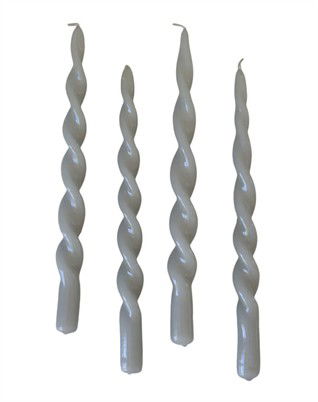 Glossy Lys - Steel Grey - 4 stk.